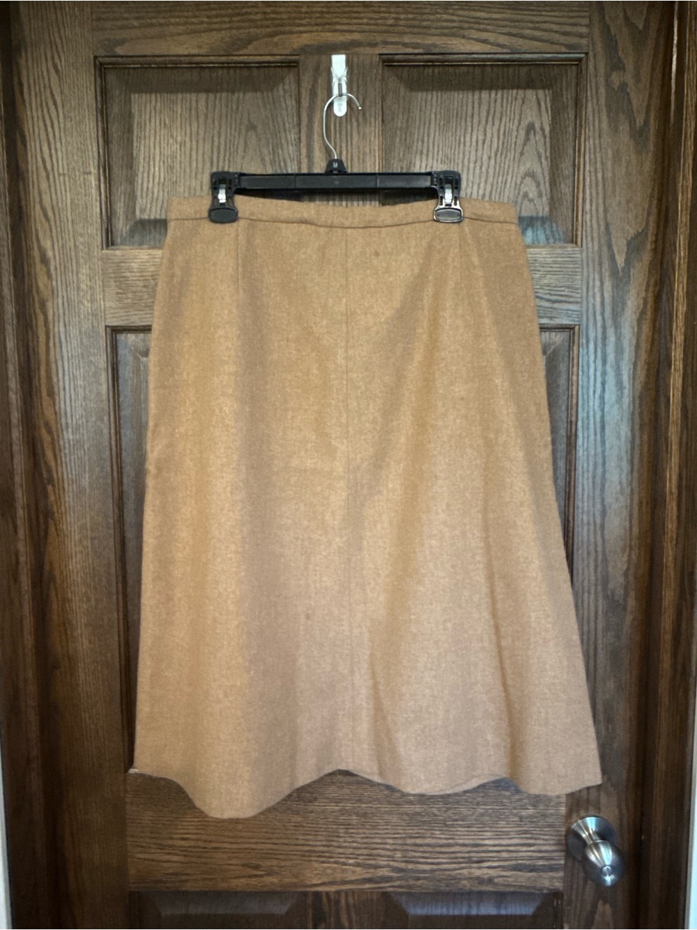 Vintage Pendleton camel Wool Skirt Size 14/Full - 34.5” Waist
